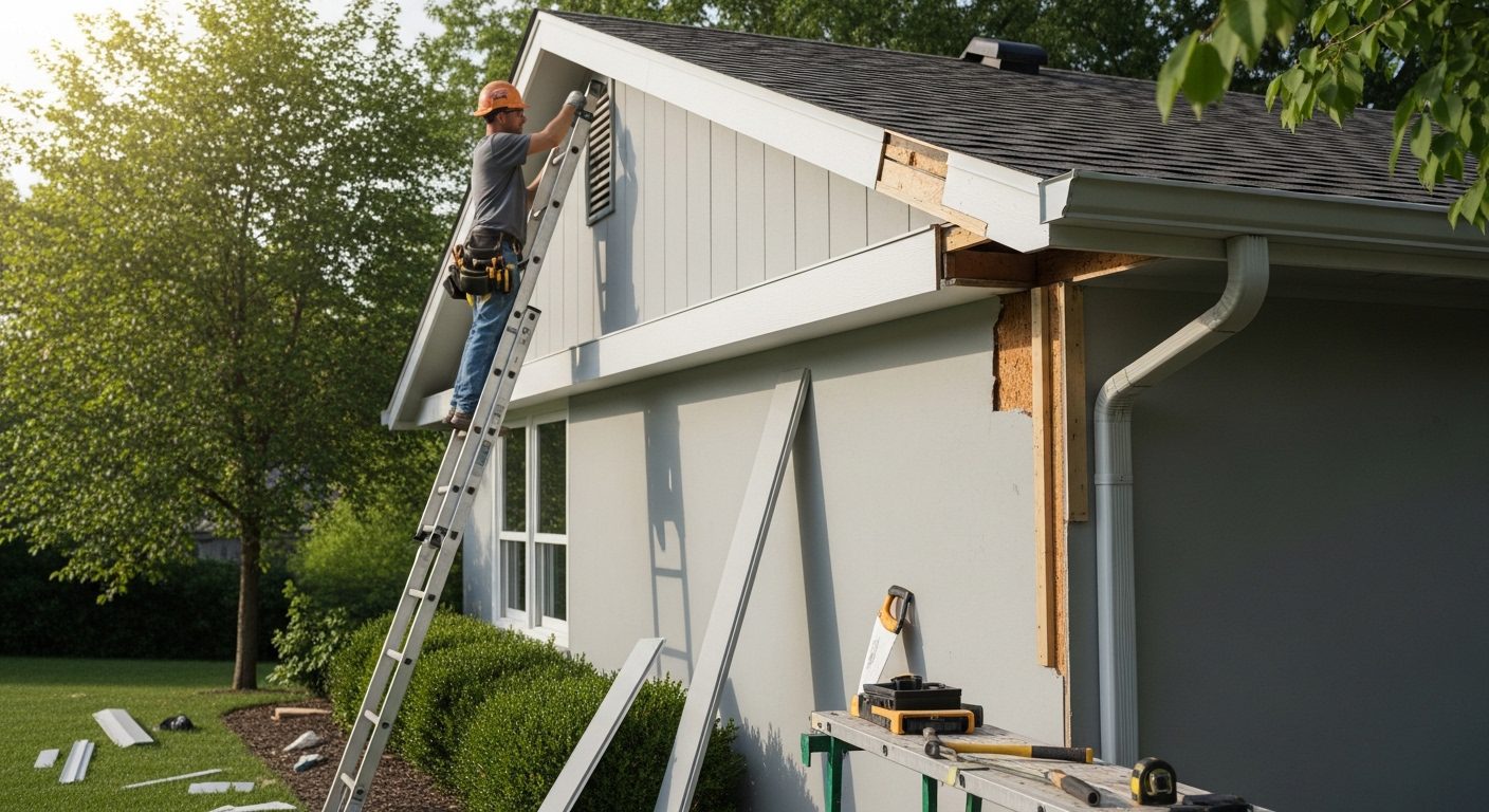 Soffit and Fascia Repair Near Me Fenton MO